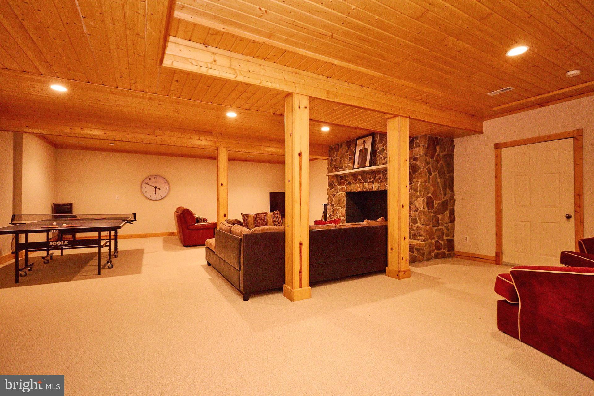 14047 Hume Road Hume, VA 22639 - Photo 45 of 73 Rec room includes hardwood Ceilings