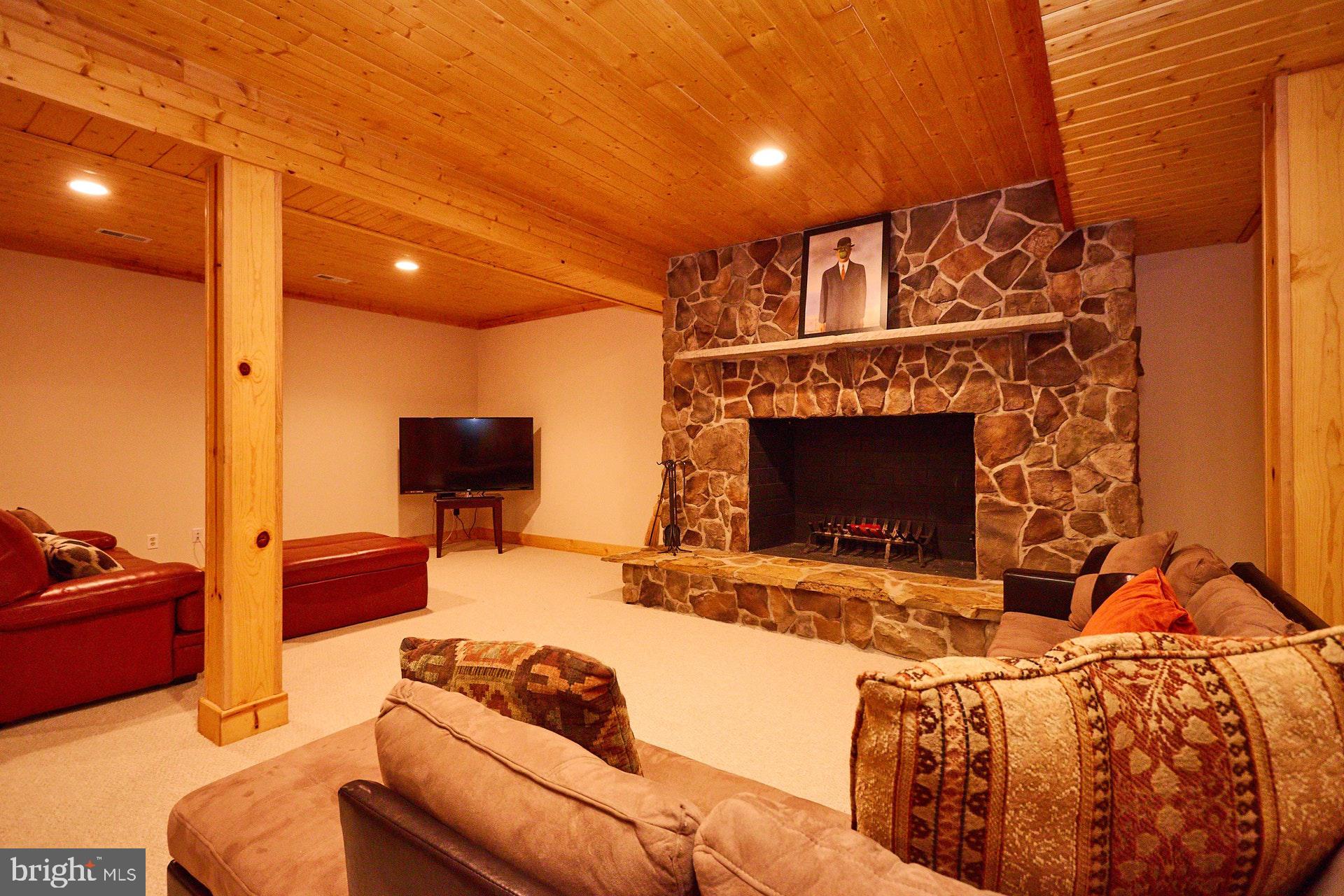 14047 Hume Road Hume, VA 22639 - Photo 47 of 73 2nd Stone Fireplace