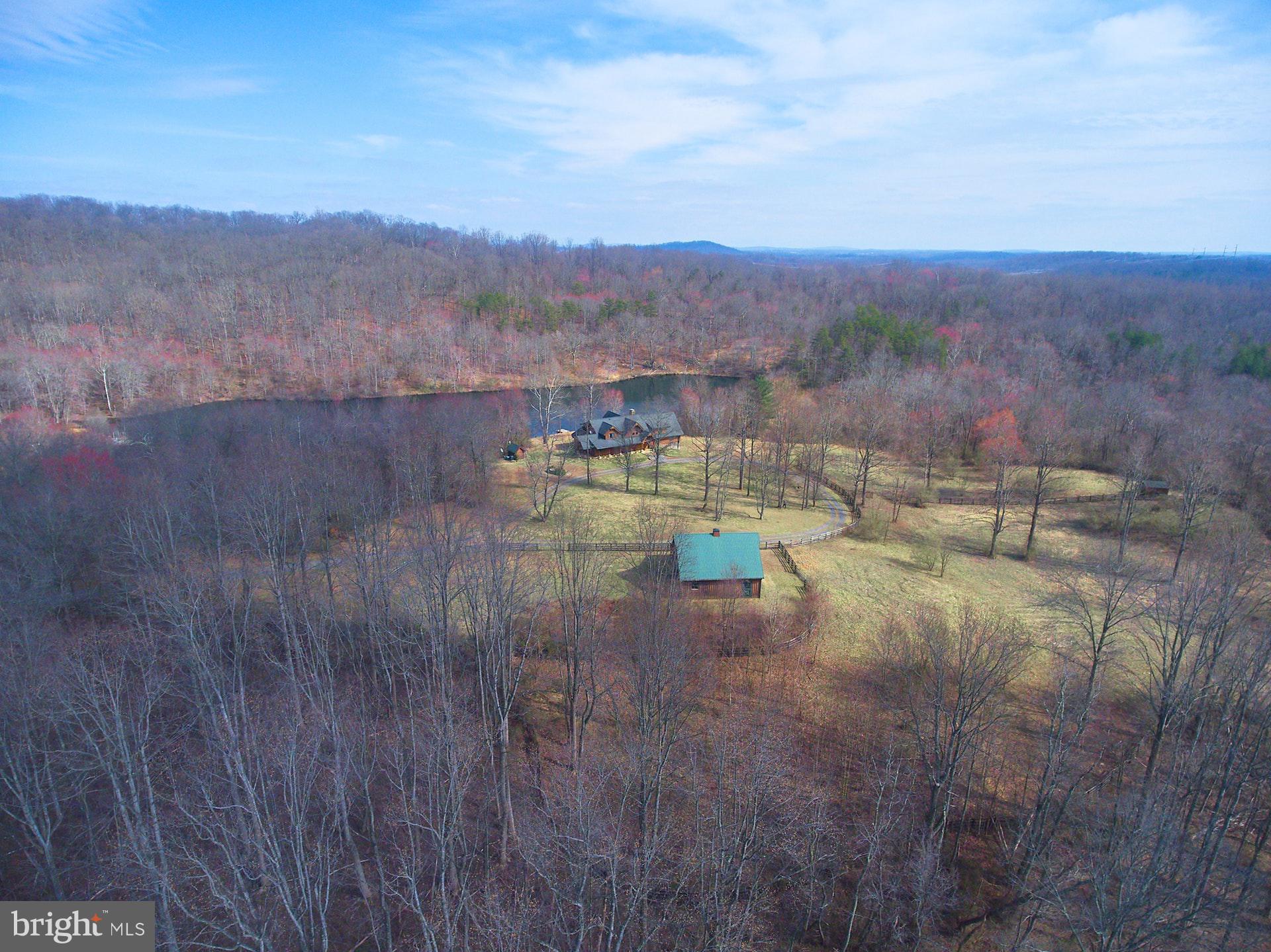 14047 Hume Road Hume, VA 22639 - Photo 62 of 73 Aerial View of the land of the 27 acres