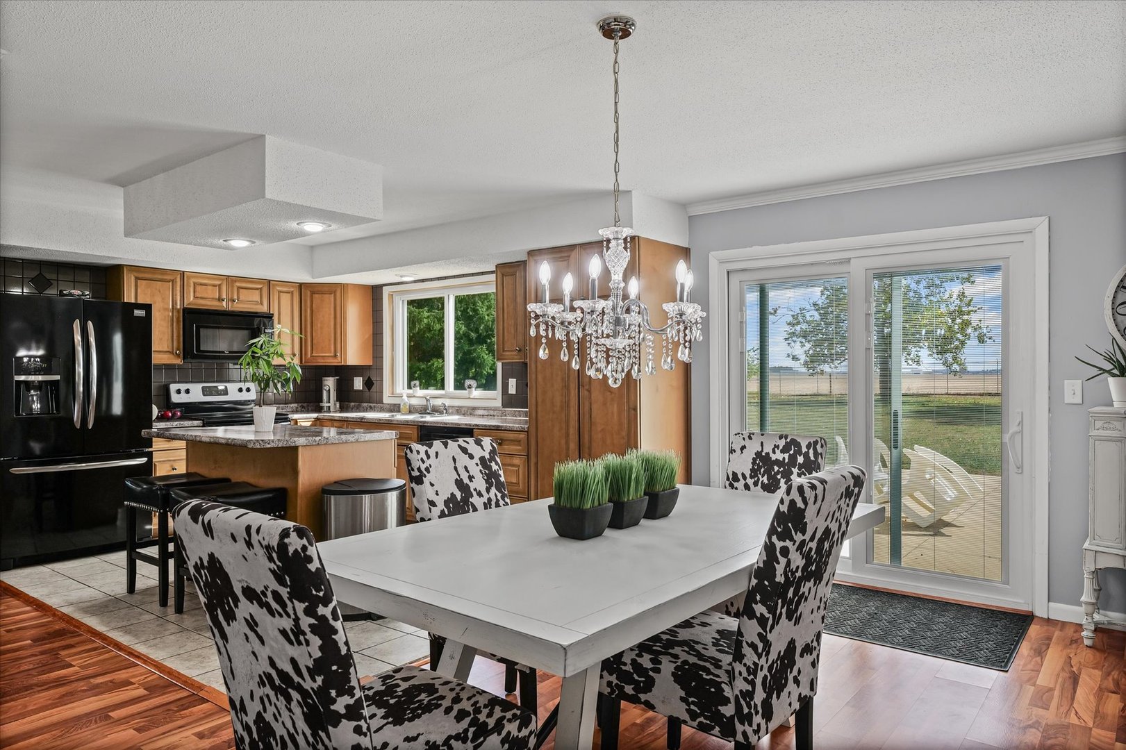 1707 West Old Church Road Champaign, IL 61822 - Photo 19 of 32 a view of a dining room with furniture window and outside view