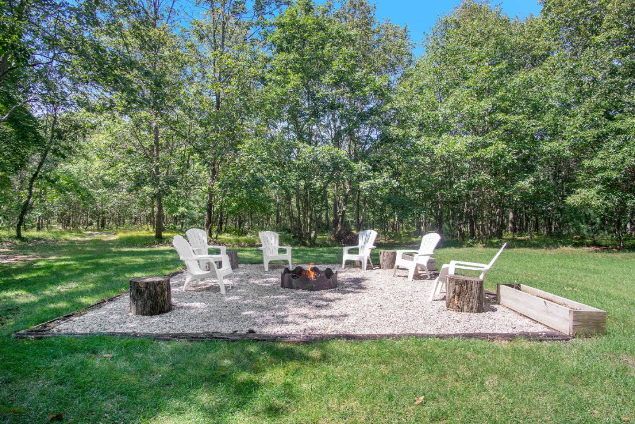 2709 Nestrom Road Muskegon, MI 49445 - Photo 32 of 35 Fire pit