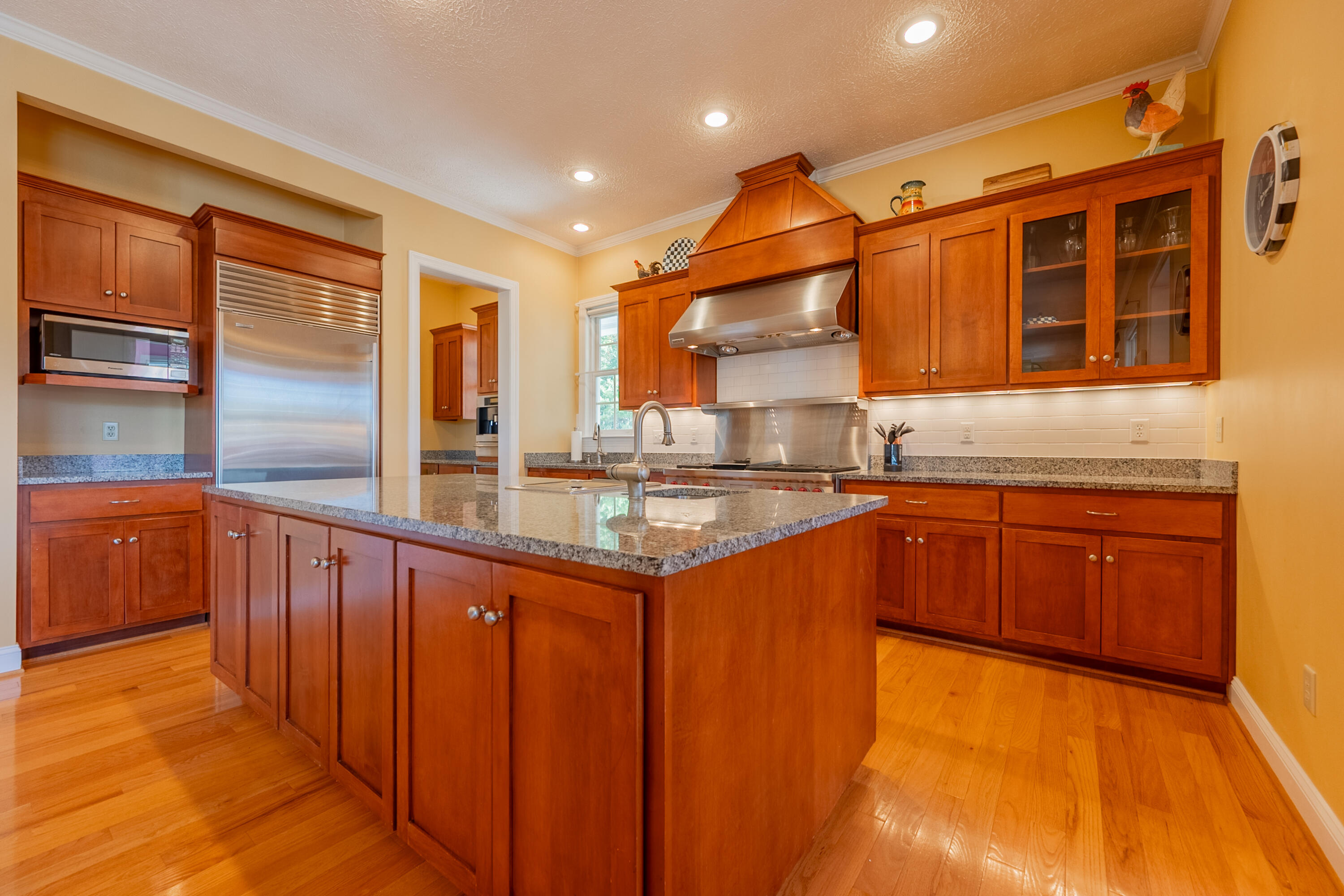 254 Dusty Mile Road Northwest Willis, VA 24380 - Photo 23 of 122 a kitchen with stainless steel appliances granite countertop a sink and cabinets