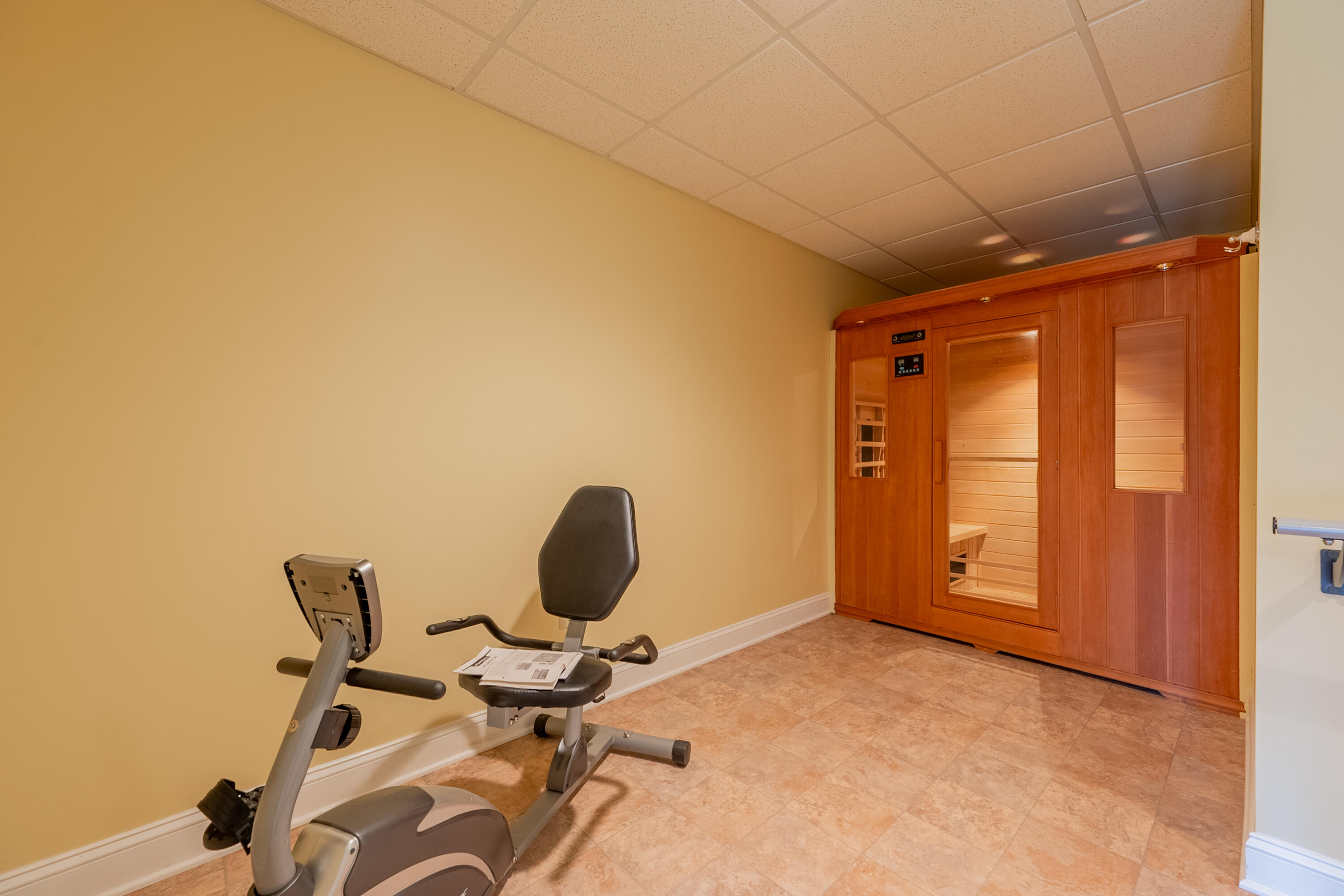 254 Dusty Mile Road Northwest Willis, VA 24380 - Photo 56 of 122 a view of workspace with stainless steel appliances wooden floor and glass door