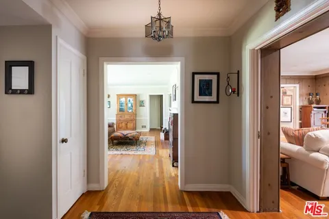 a view of livingroom with furniture and wooden floor