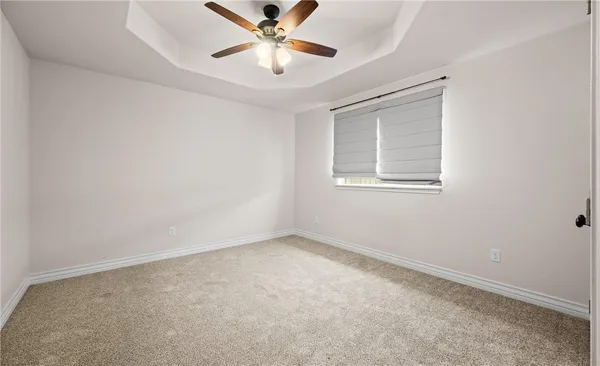 a utility room with cabinets