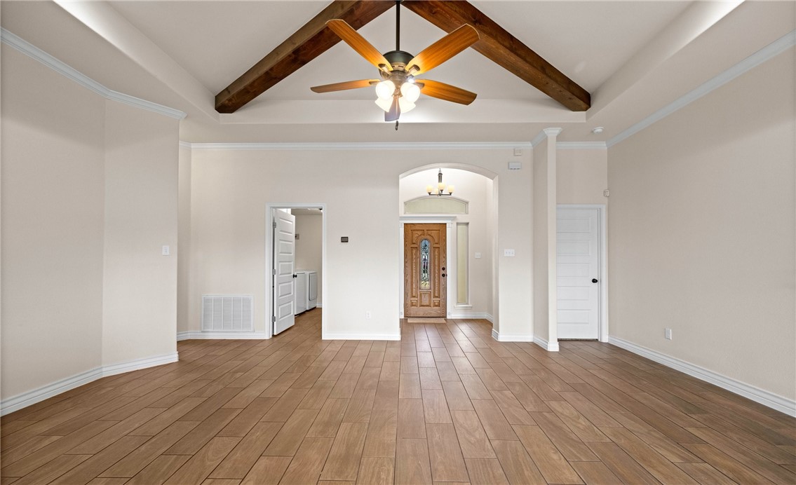 2517 Luzius Drive Corpus Christi, TX 78418 - Photo 4 of 25 a view of empty room with wooden floor