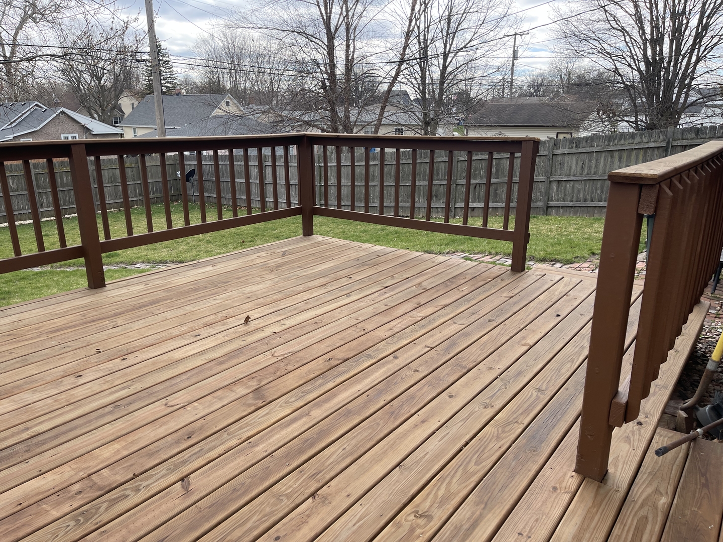 105 West 4th Street Spring Valley, IL 61362 - Photo 13 of 17 a view of wooden deck