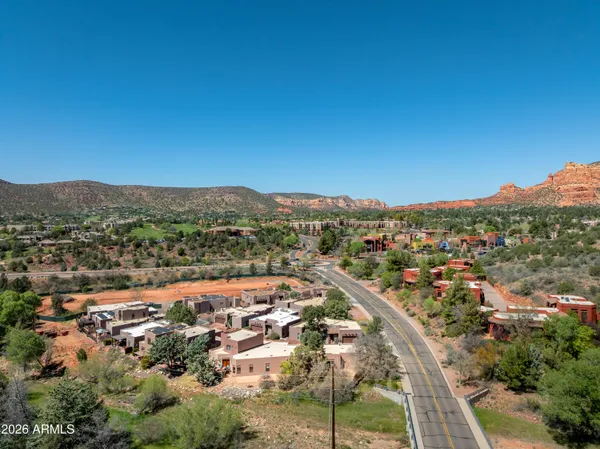 a view of a city from a terrace