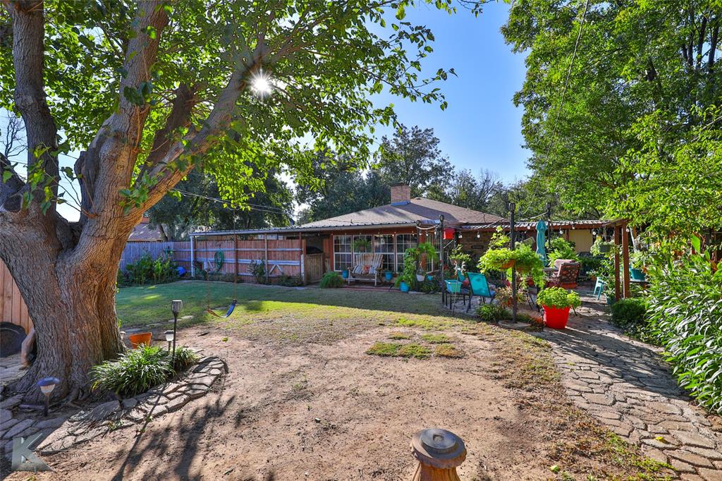 604 North 19th Street Haskell, TX 79521 - Photo 34 of 36 a view of a porch with a yard