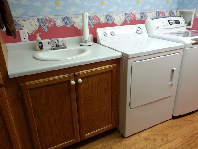 326 Maple Street Compton, IL 61318 - Photo 14 of 19 a utility room with dryer and washer