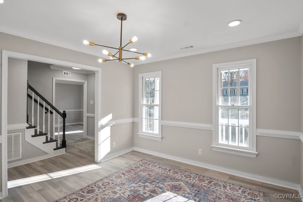 13906 2 Notch Road Midlothian, VA 23112 - Photo 18 of 39 Dining room featuring ornamental molding, a notabl