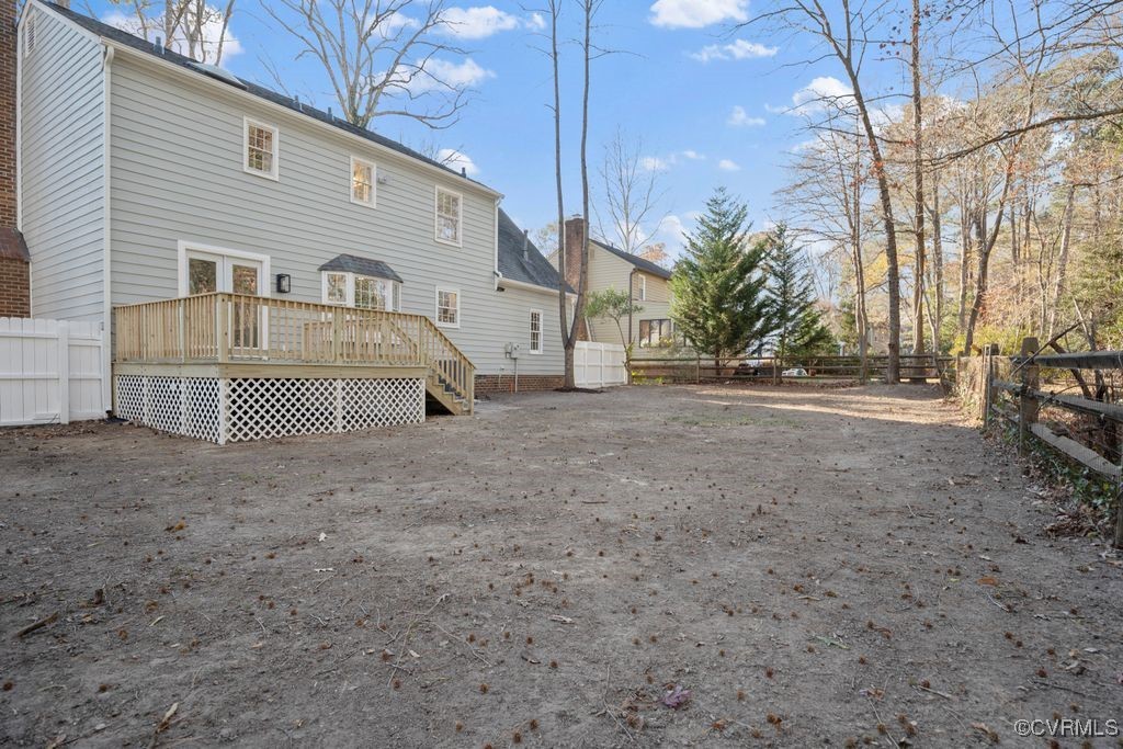 13906 2 Notch Road Midlothian, VA 23112 - Photo 38 of 39 Back of property featuring a deck