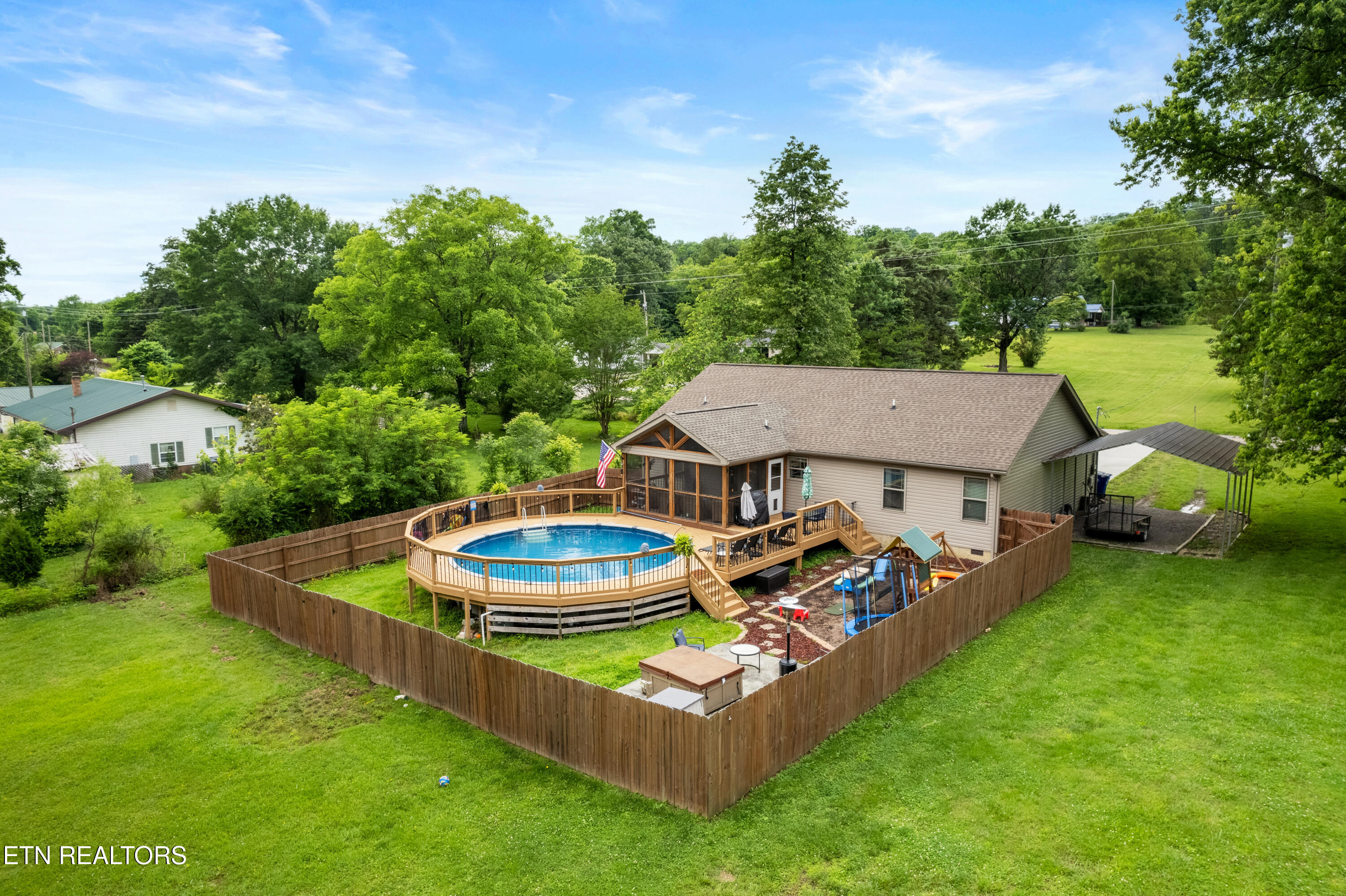 3167 West Wolf Valley Road Clinton, TN 37716 - Photo 32 of 41 Backyard