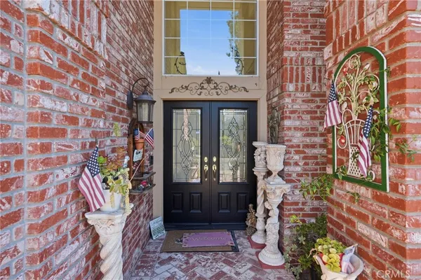 walk in front of a brick building