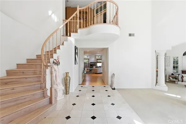 a view of entryway and hall