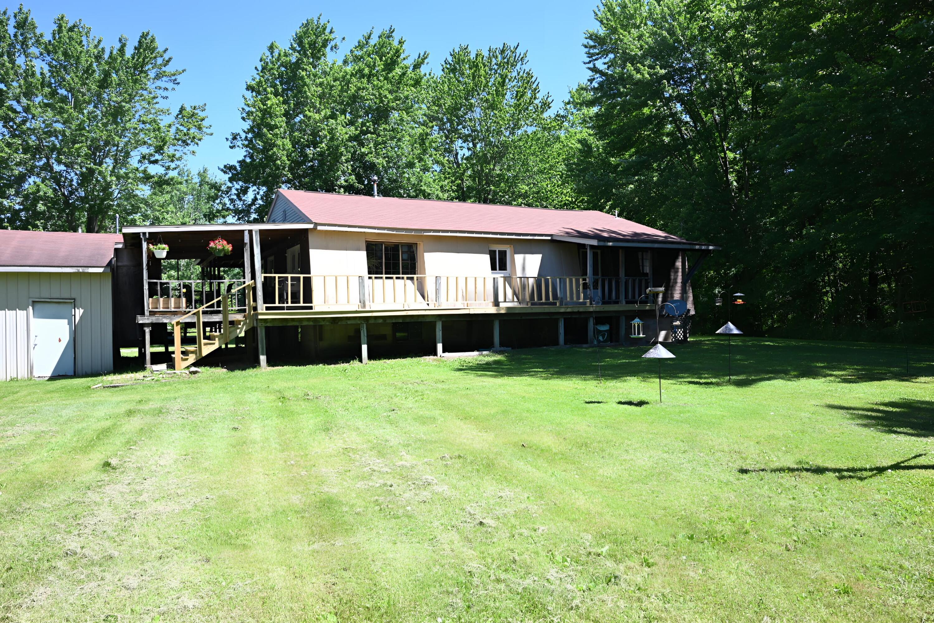 20495 West Cupp Road Elsie, MI 48831 - Photo 34 of 62 view from backyard