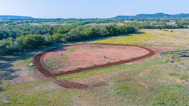 a view of a lake with a mountain in the background