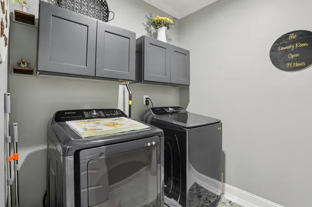 a view of storage and utility room