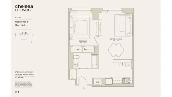 $7,500 | 280 West 24th Street, Unit PH2B | Chelsea