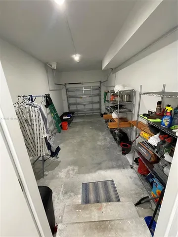 a view of storage and utility room