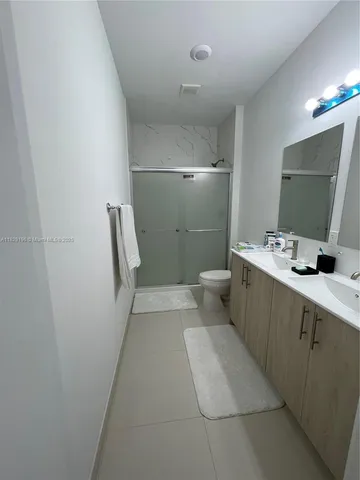 a view of a big building in a big yard