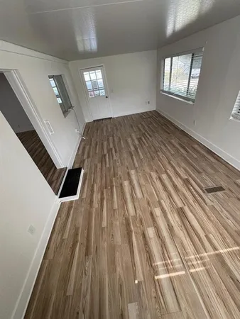 a view of a lake with outdoor space