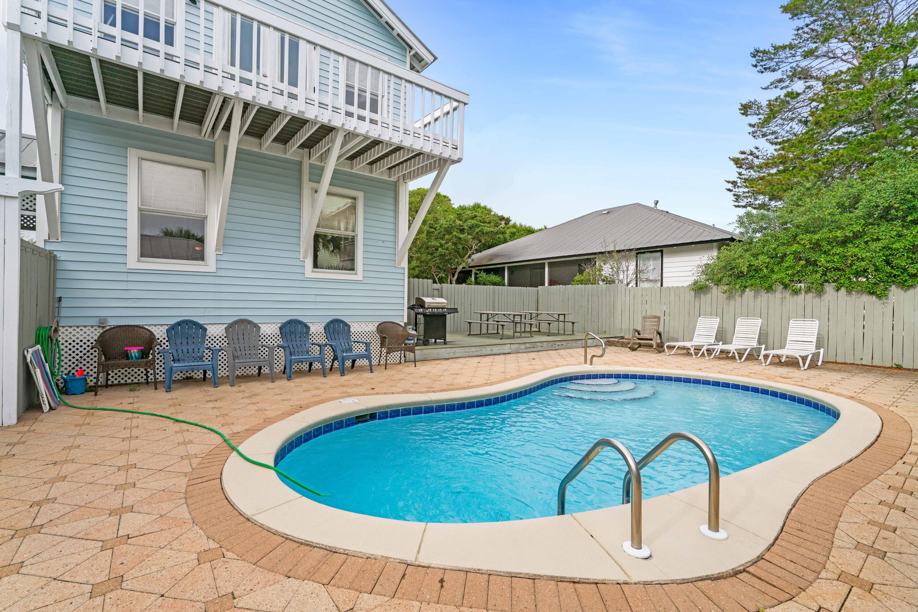 4508 Luke Avenue Destin, FL 32541 - Photo 42 of 48 a view of outdoor space with swimming pool and furniture