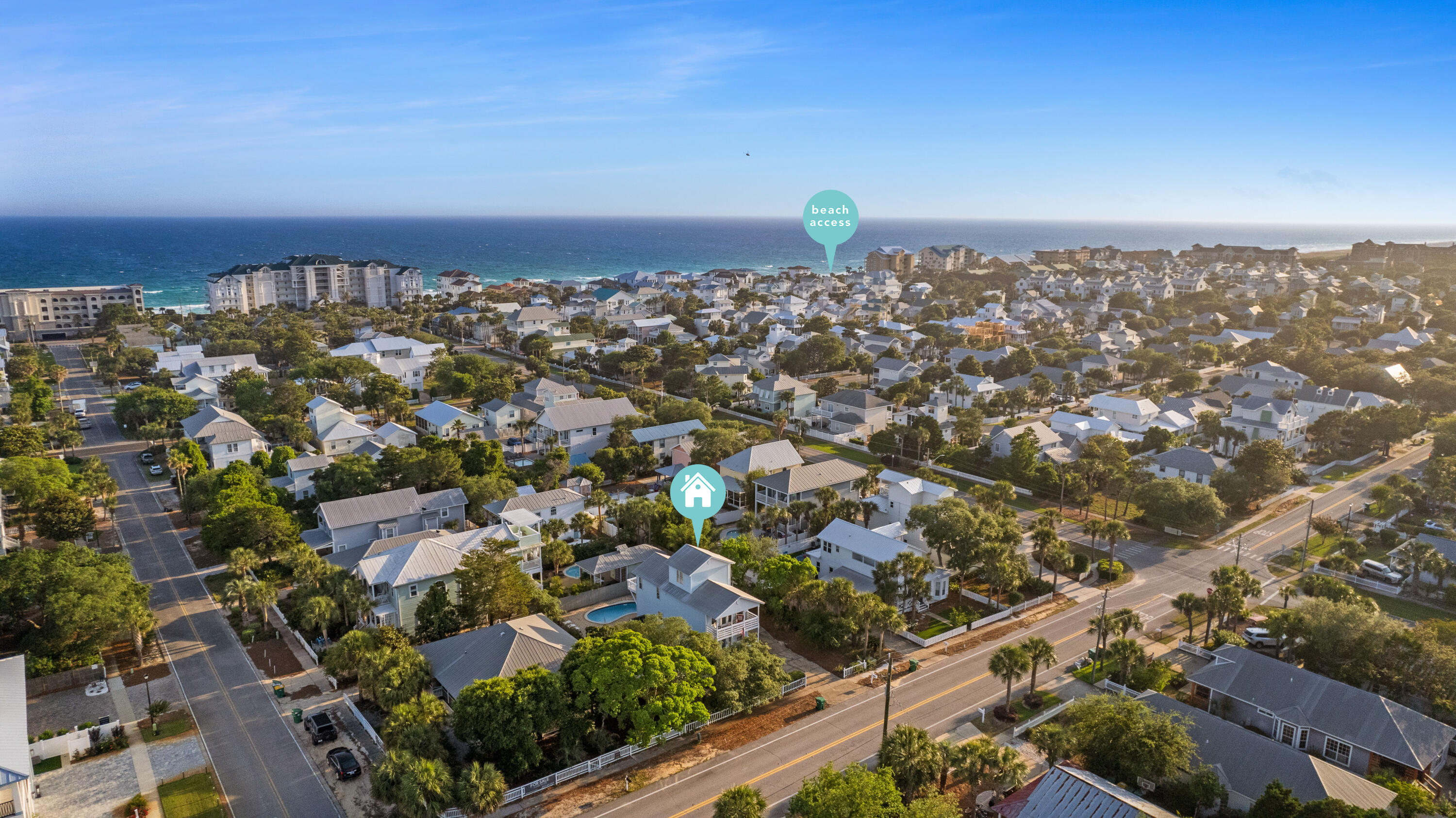 4508 Luke Avenue Destin, FL 32541 - Photo 45 of 48 an aerial view of multiple house