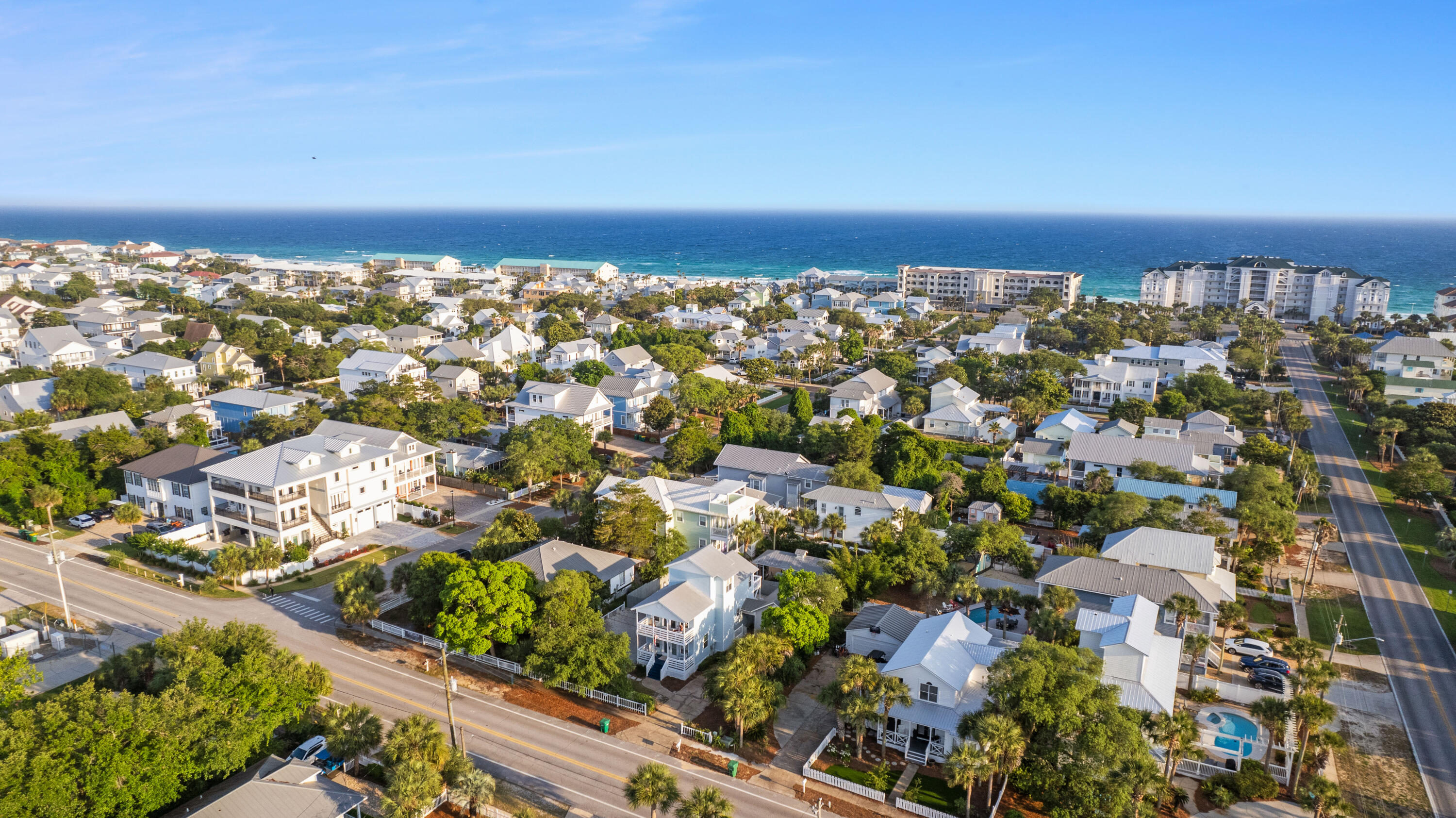 4508 Luke Avenue Destin, FL 32541 - Photo 47 of 48 an aerial view of residential building and lake