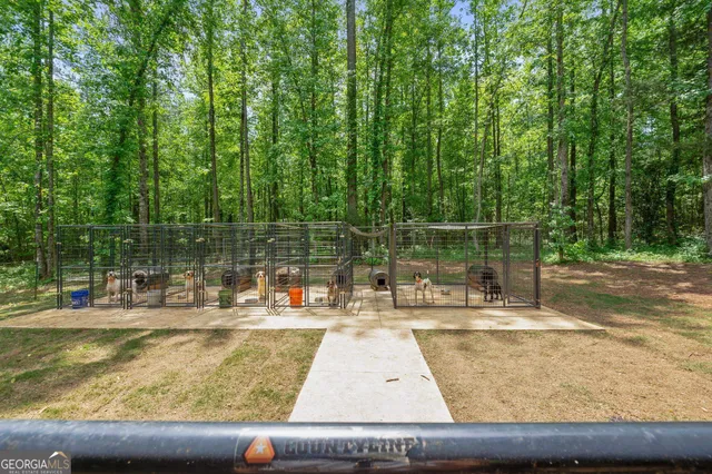 a view of outdoor space with outdoor seating