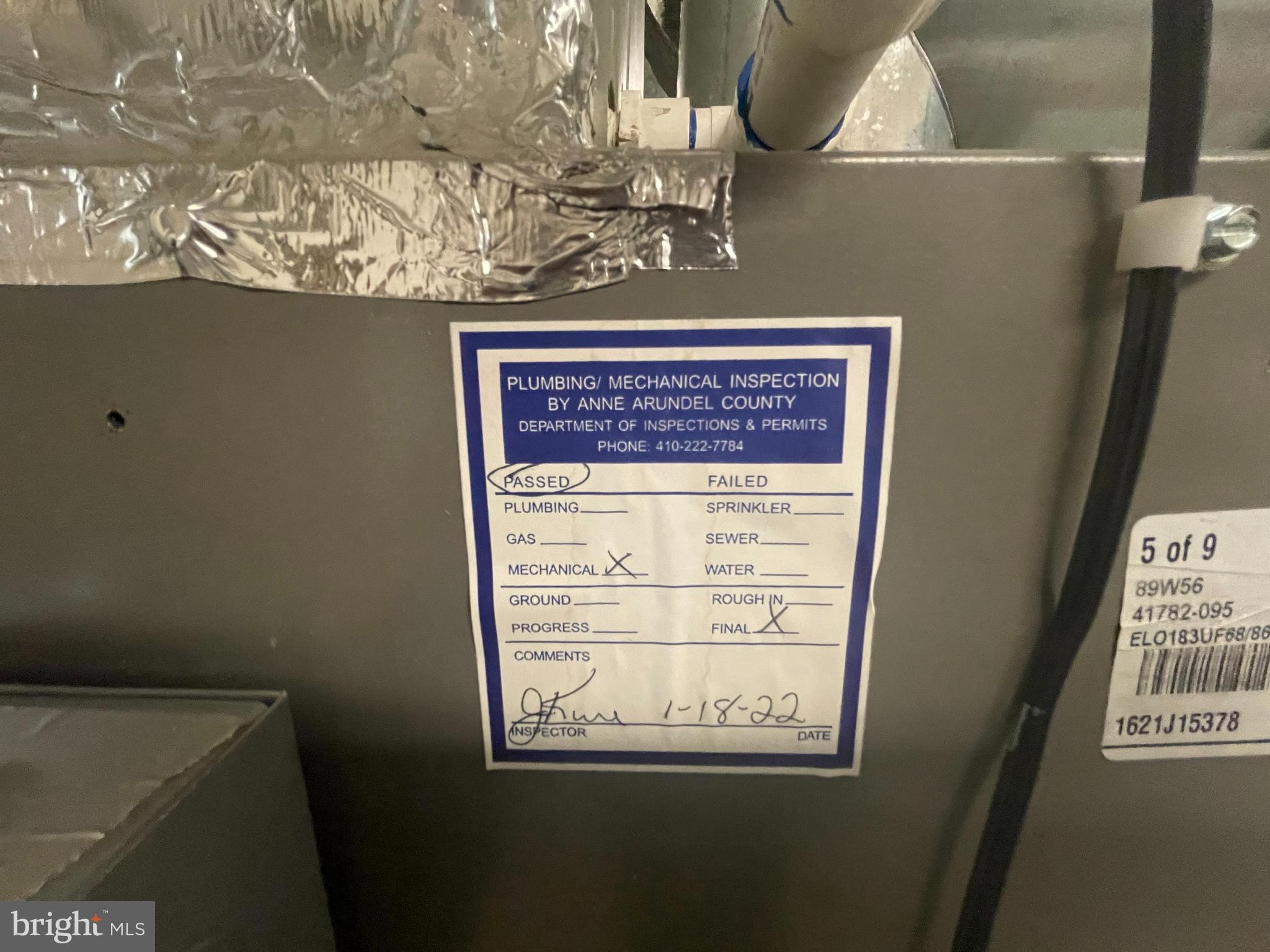 1663 Canonade Court Annapolis, MD 21409 - Photo 75 of 77 Brand new HVAC system with a 5 year warranty