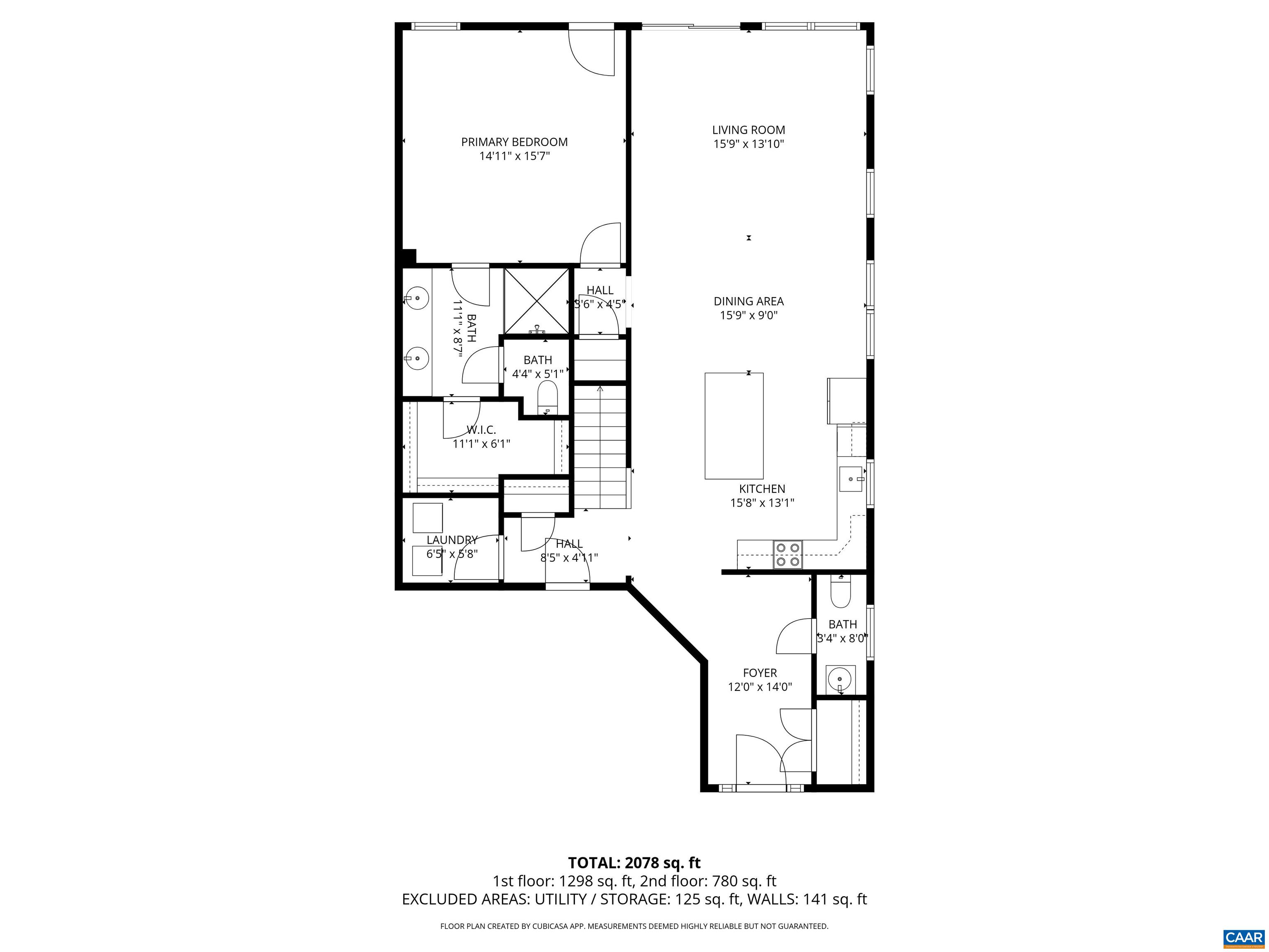 322 Claibourne Road Crozet, VA 22932 - Photo 23 of 25 a picture of a floor plan