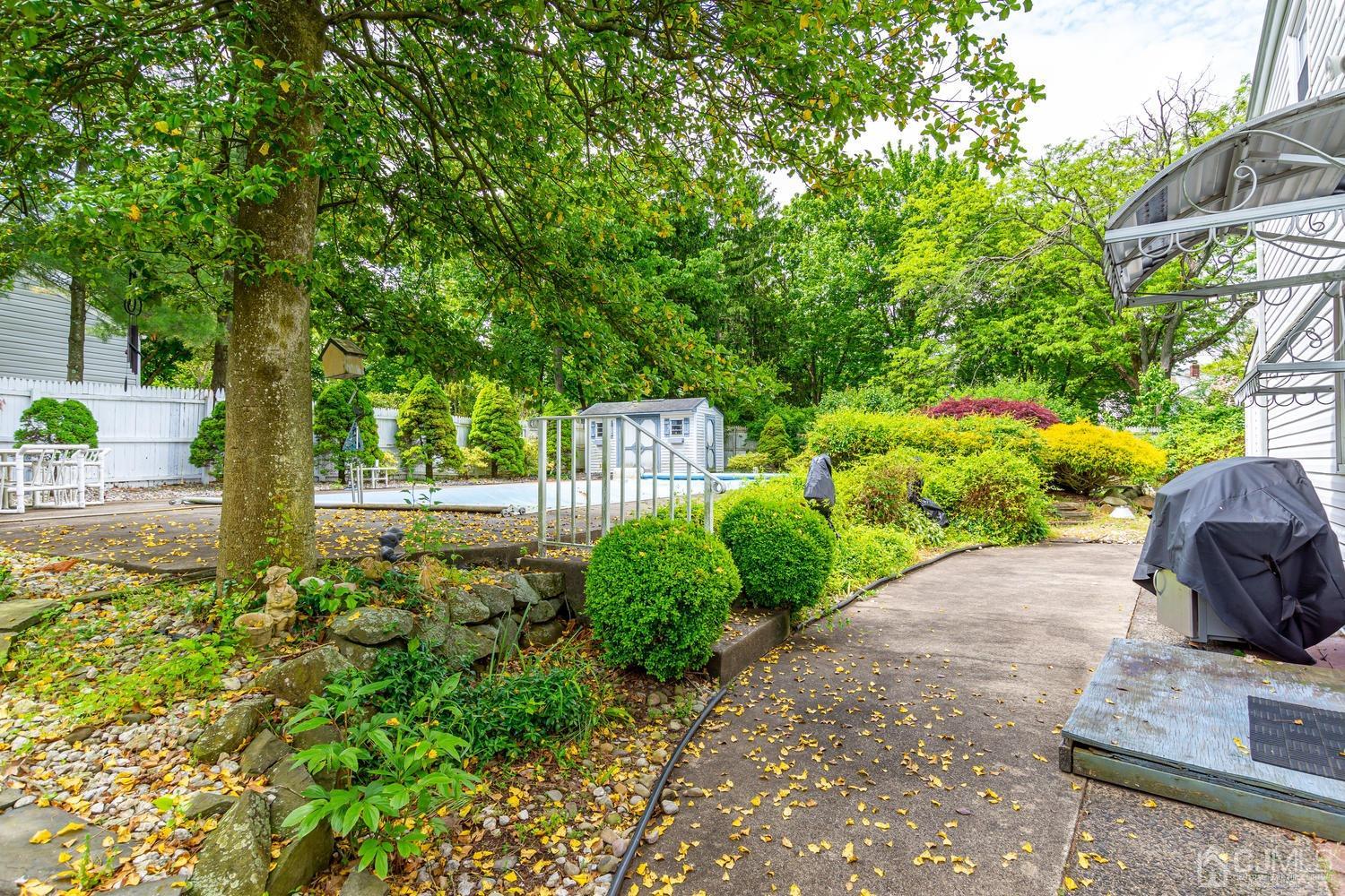 65 Drake Road Somerset, NJ 08873 - Photo 27 of 33 a view of a garden with patio