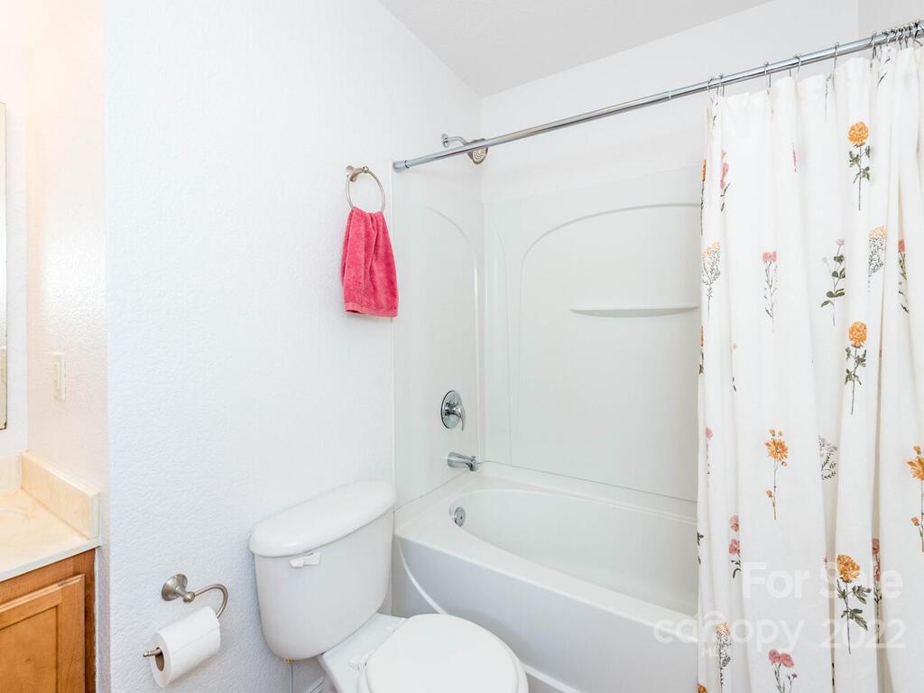 243 Scarlett Ridge Drive Marshall, NC 28753 - Photo 24 of 36 a white toilet sitting next to a bath tub