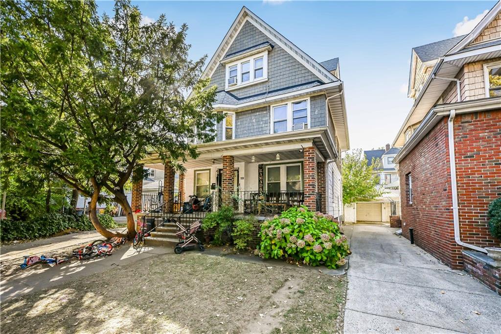 682 Argyle Road Brooklyn, NY 11230 - Photo 3 of 46 a front view of a house with garden