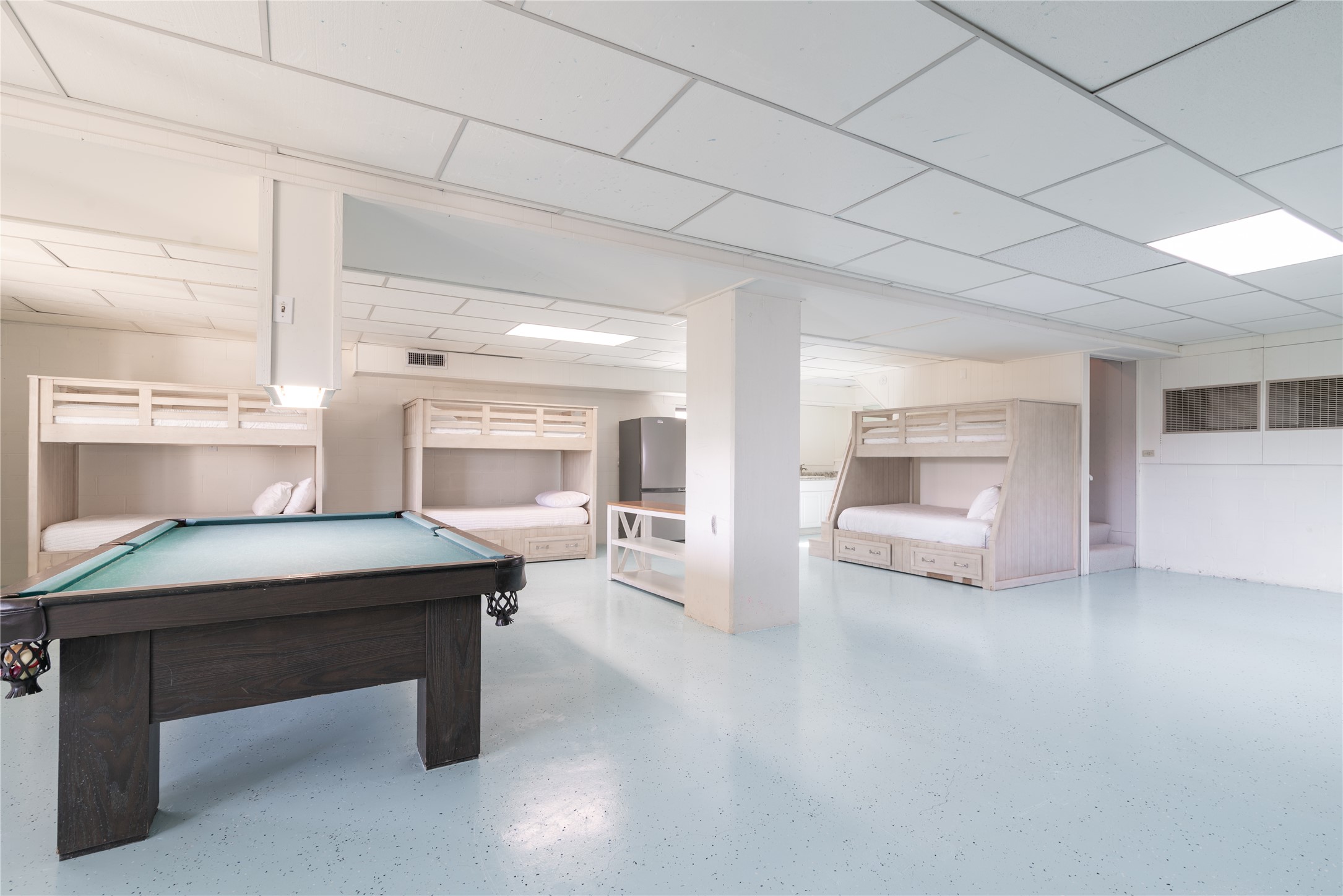 3807 Boat Dock Road Lago Vista, TX 78645 - Photo 19 of 37 A spacious recreation room, perfect for unwinding with a game of billiards.