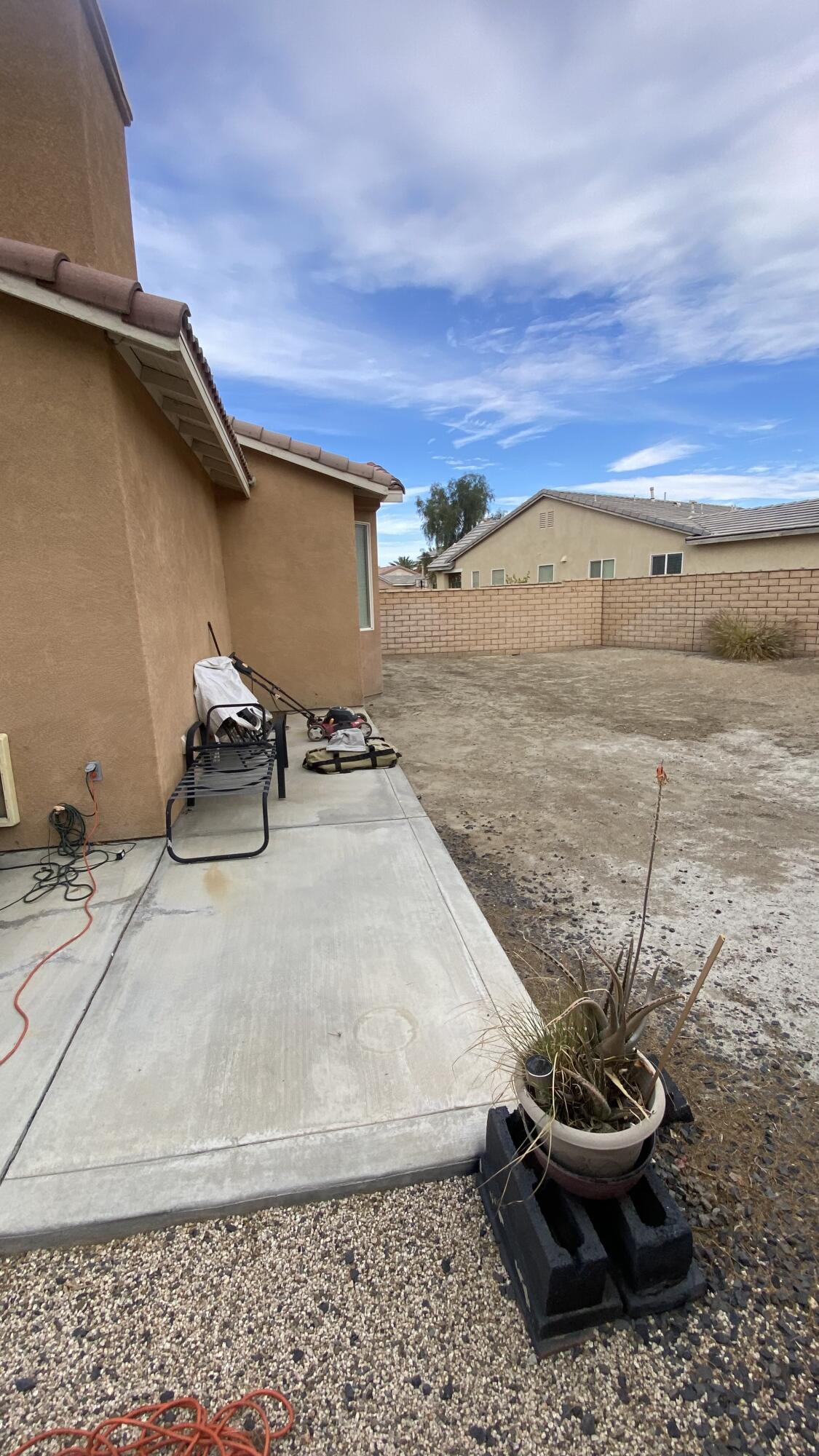 37894 Medway Street Indio, CA 92203 - Photo 26 of 27 a view of a backyard of the house