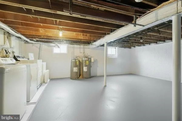 a view of a room with storage and utility