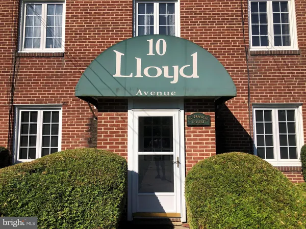 a front view of a building