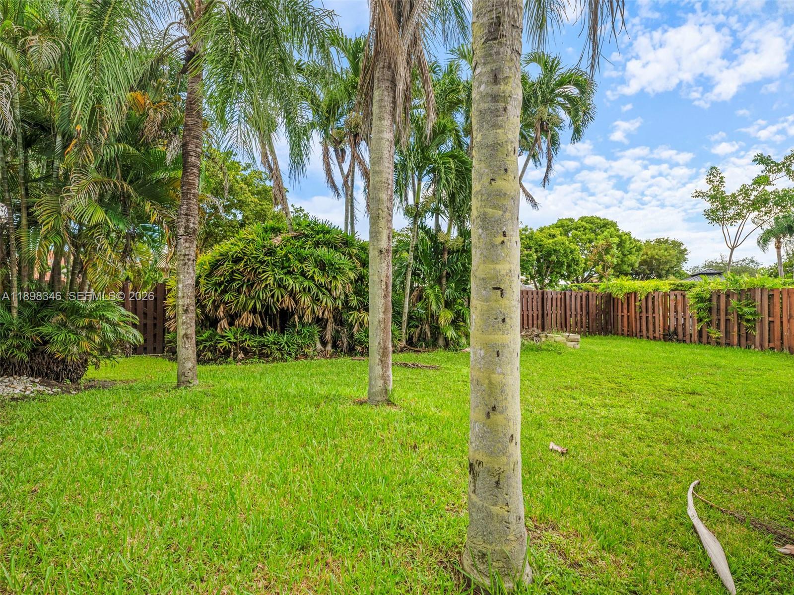15531 Southwest 54th Terrace Miami, FL 33185 - Photo 44 of 61 a view of a yard with a trees