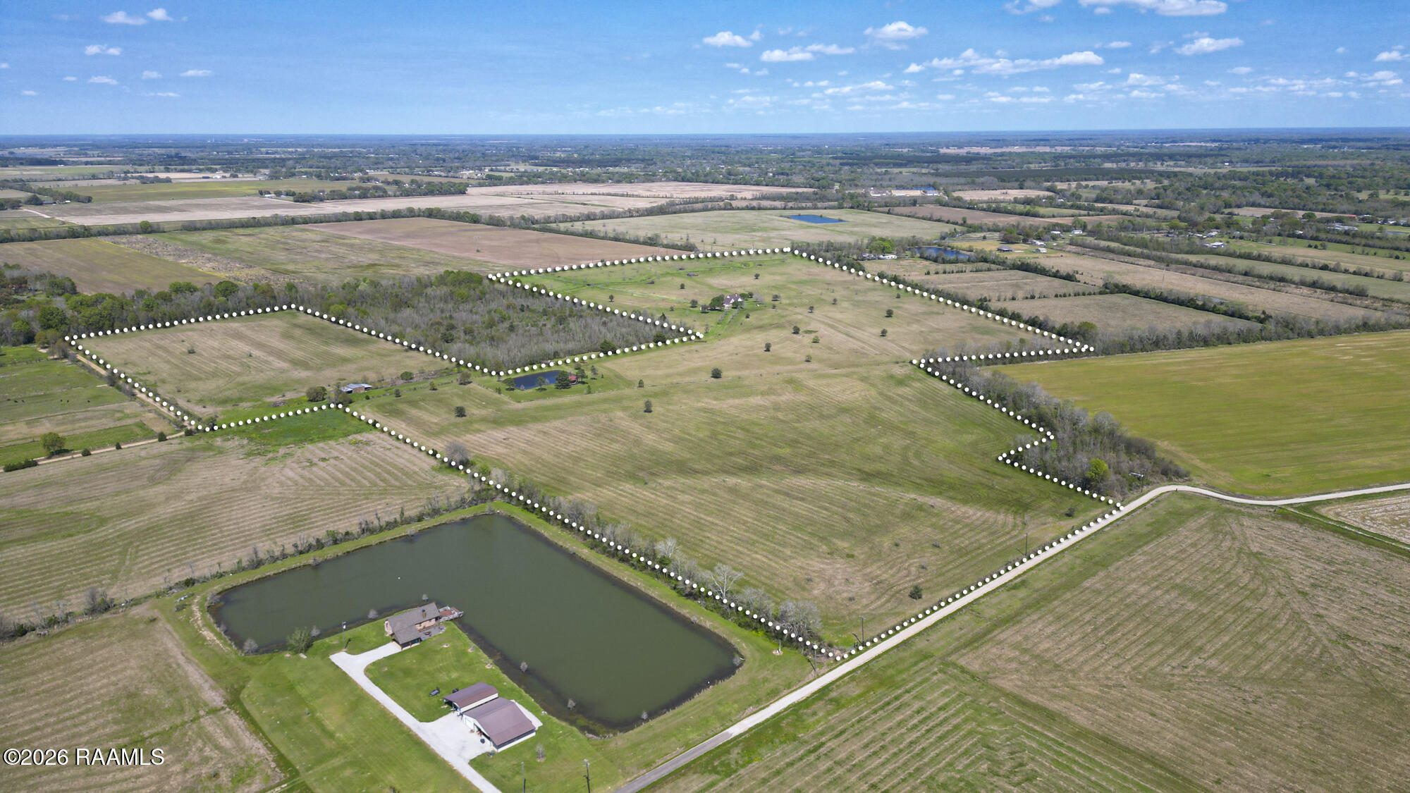 3530 Opelousas Road Ville Platte, LA 70586 - Photo 53 of 56 3530 OPELOUSAS RD DRONE-8-OUTLINED