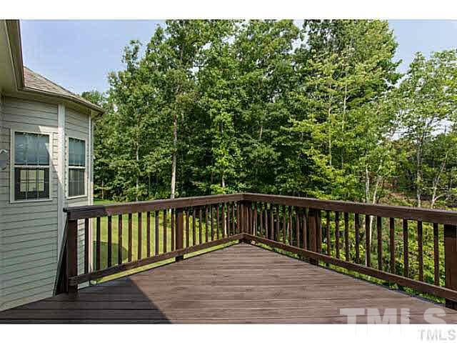 13028 Saxon Way Raleigh, NC 27613 - Photo 17 of 21 a view of wooden deck