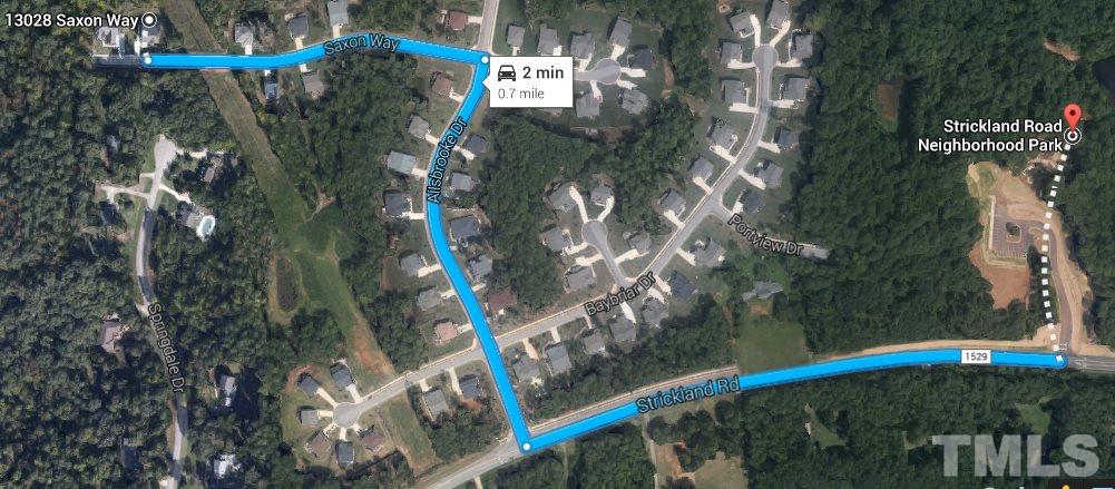 13028 Saxon Way Raleigh, NC 27613 - Photo 18 of 21 a picture of street view