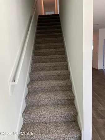 a view of hallway with window