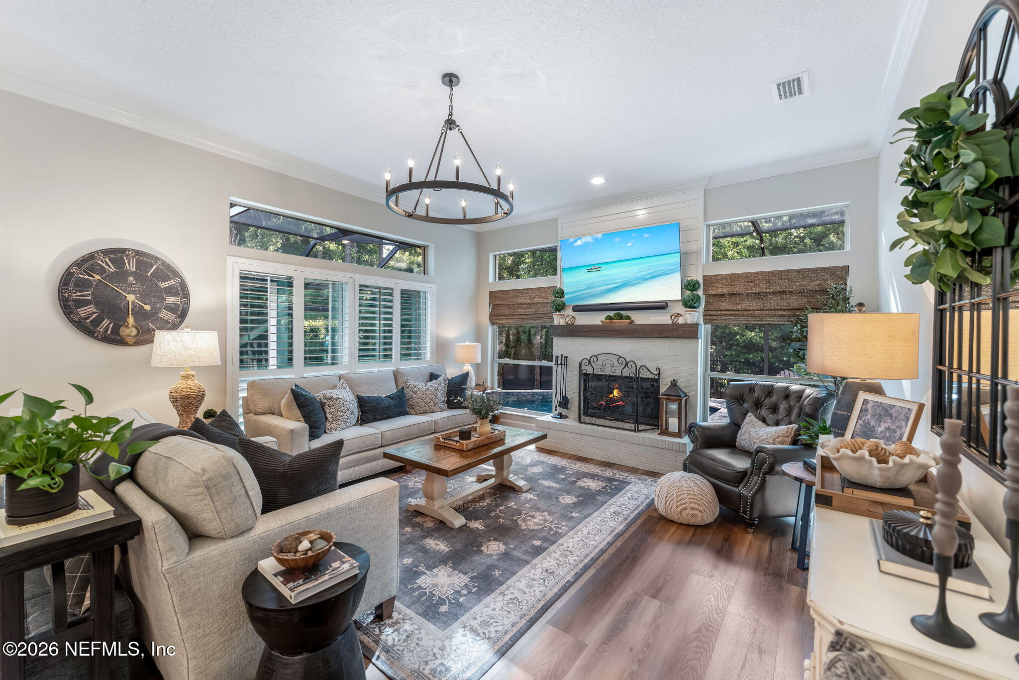 1204 Creek Bend Road St. Johns, FL 32259 - Photo 37 of 107 Family Rm w/pool views