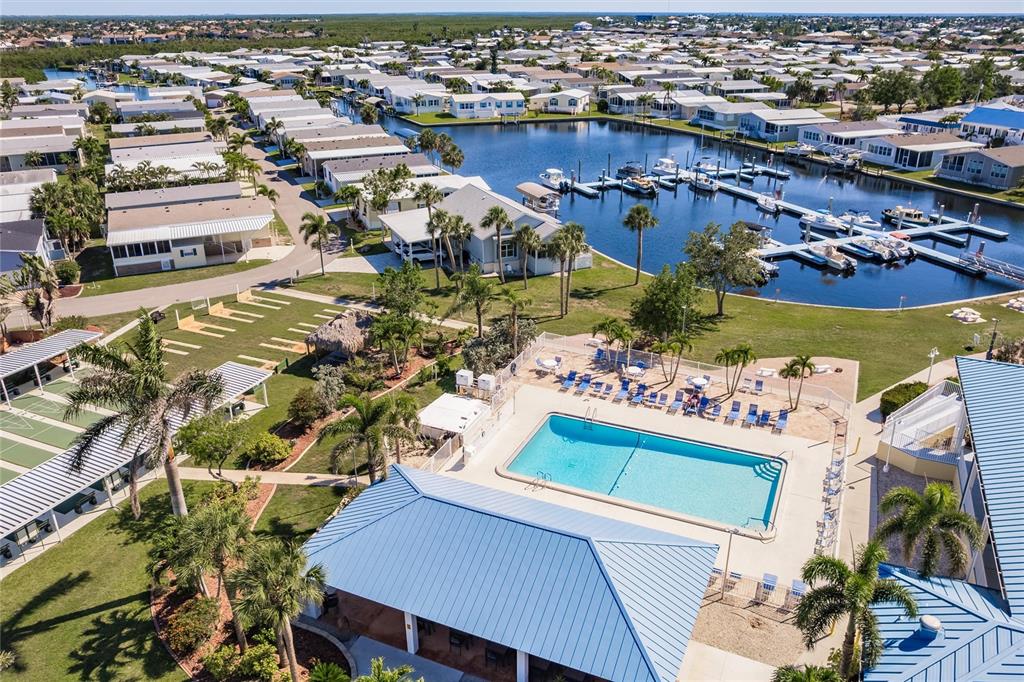 21 Rotterdam Punta Gorda, FL 33950 - Photo 40 of 40 an aerial view of residential houses with outdoor space