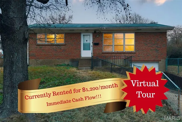 $99,000 | 8784 Darnell Place, Jennings, MO 63136