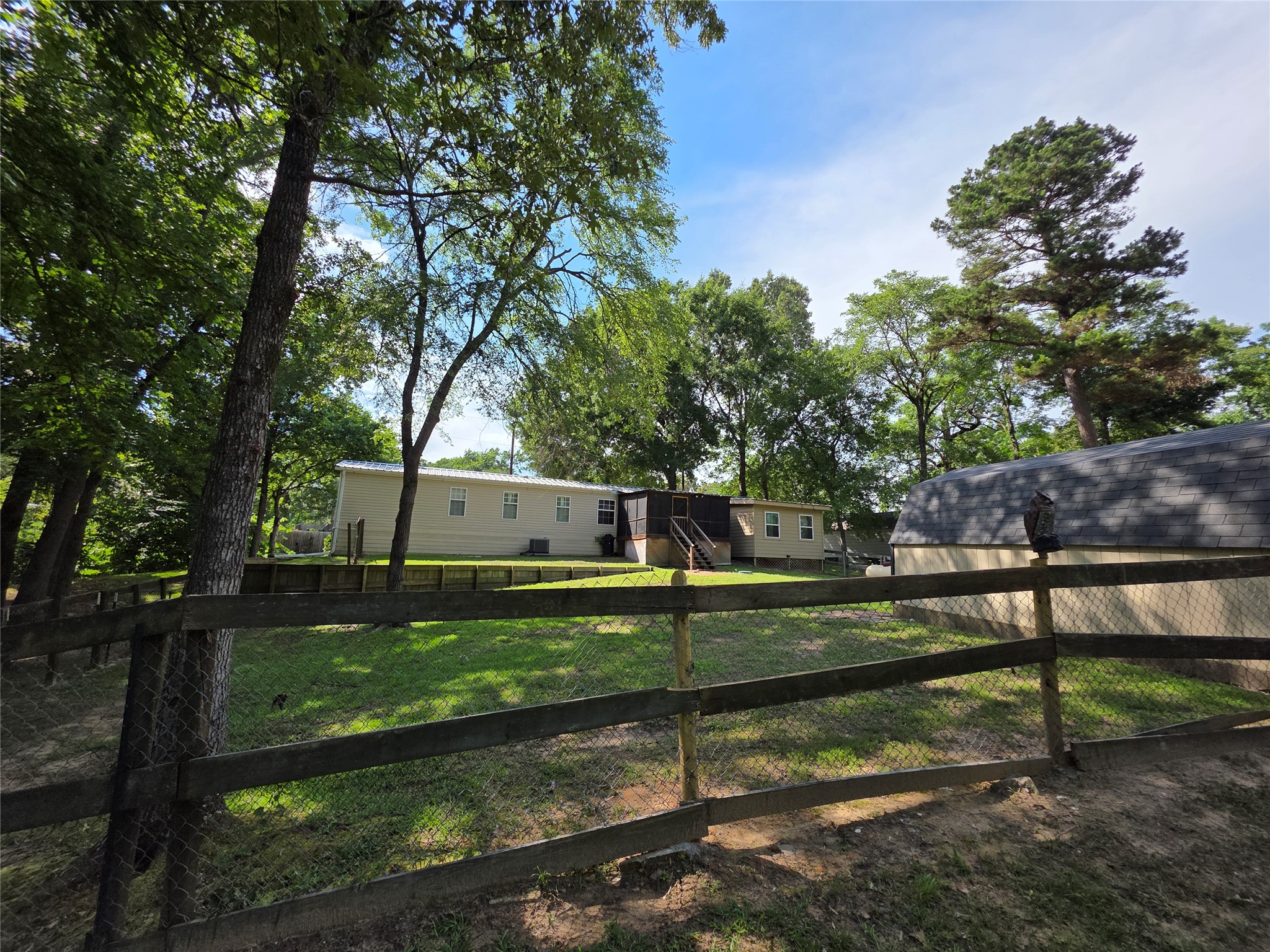 70 Montego Way Point Blank, TX 77364 - Photo 41 of 41 a view of backyard with green space