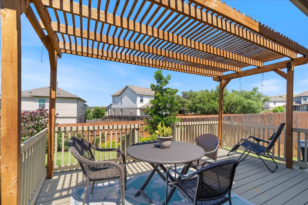 7912 Prairie Rye Drive Lago Vista, TX 78645 - Photo 23 of 37 Extended deck