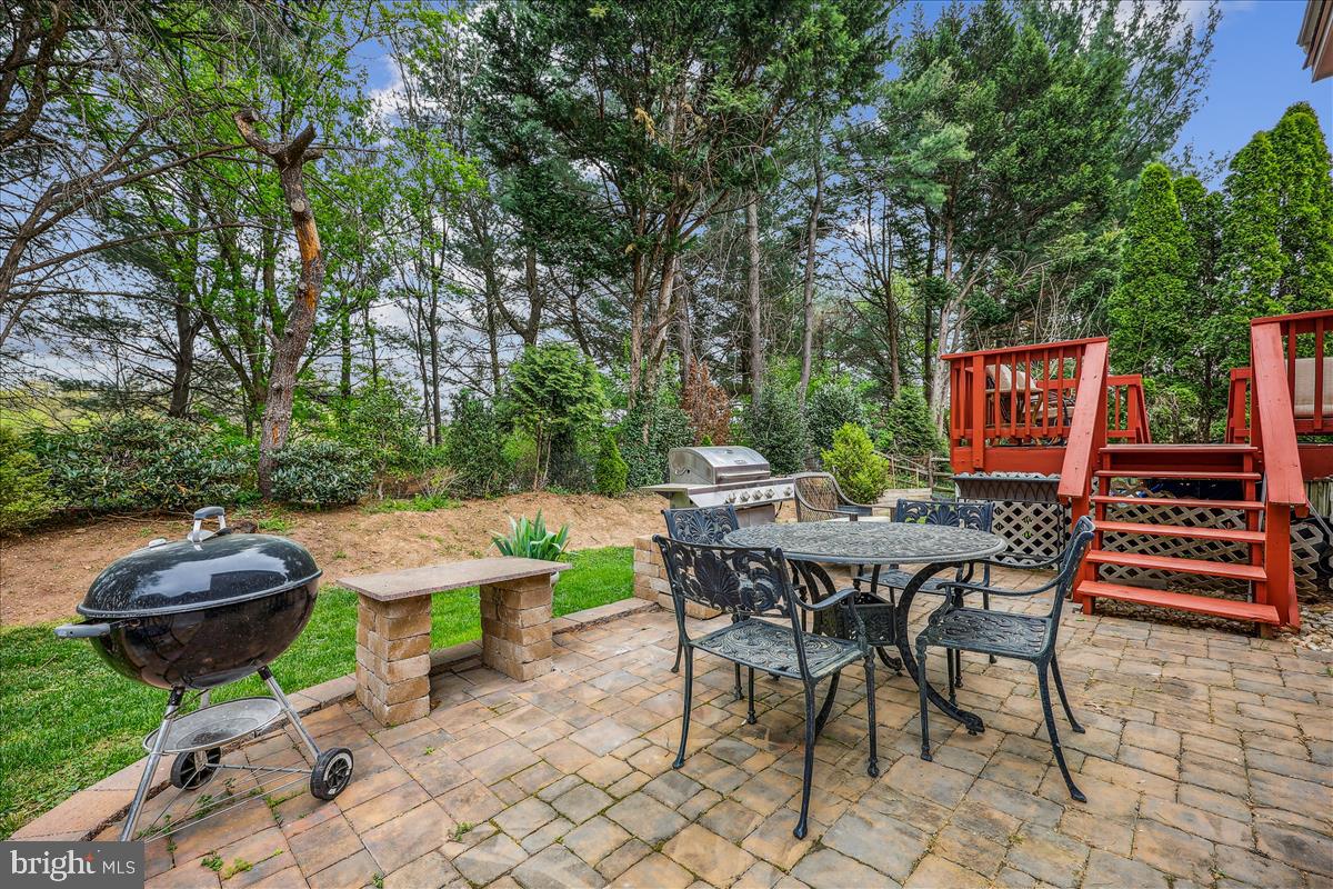 6132 Cornwall Terrace Frederick, MD 21701 - Photo 37 of 48 a view of backyard with outdoor seating a patio and plants
